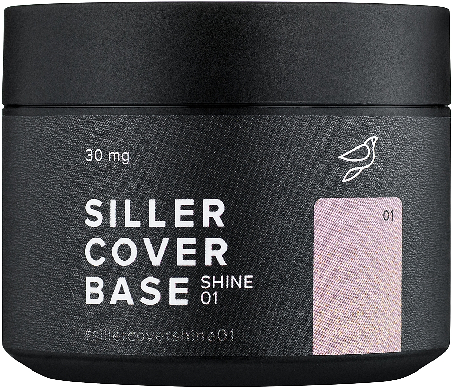 Kamuflująca baza do paznokci 30 ml - Siller Professional Cover Base Shine — Zdjęcie N1