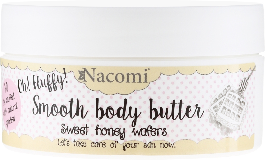Wygładzające masło do ciała Miodowe gofry - Nacomi Smooth Body Butter Sweet Honey Wafers — Zdjęcie N1