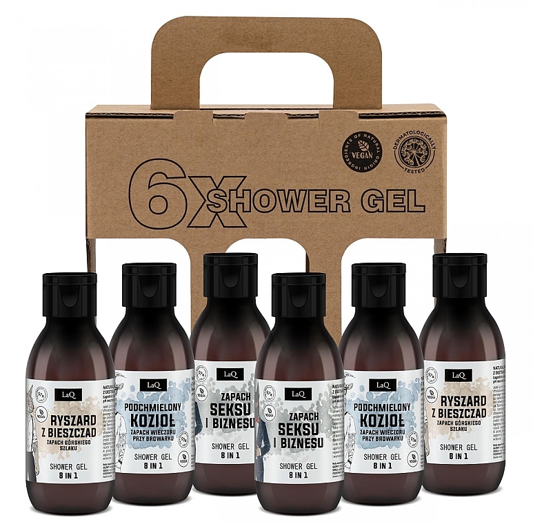 Zestaw, 6 produktów - LaQ 6X Shower Gel  — Zdjęcie N1