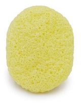 Gąbka konjac do mycia twarzy, owalna Cytryna - Bebevisa Konjac Sponge — Zdjęcie N1