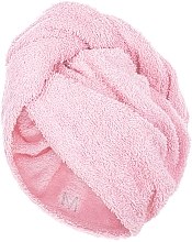 Kup Pudrowo-różowy ręcznik-turban do włosów (68 x 26 cm) - MAKEUP