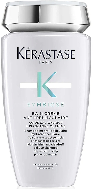 Nawilżająca kąpiel przeciwłupieżowa do suchej i wrażliwej skóry głowy - Kérastase Symbiose Bain Crème Anti-Pelliculaire