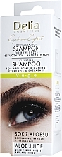 Szampon do brwi i rzęs, sztucznych i naturalnych - Delia Eyebrow Expert Cleansing Shampoo For Artifial & Natural Eyebrows & Eyelashes — Zdjęcie N1