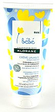 Nawilżający krem dla dzieci - Klorane Bebe Cleansing Cream with Cold Cream — Zdjęcie N2