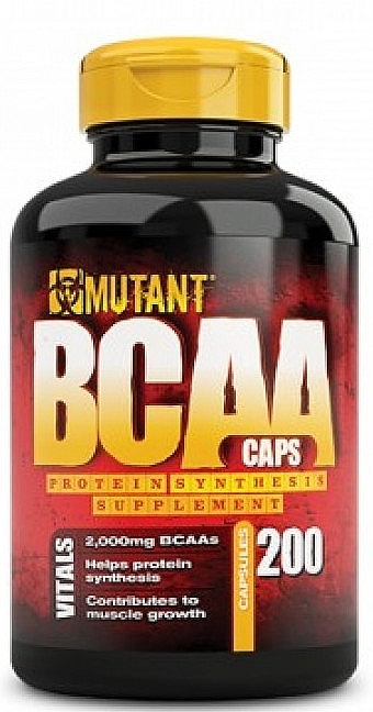 Kompleks aminokwasów BCAA w kapsułkach - Mutant BCAA Caps — Zdjęcie N1
