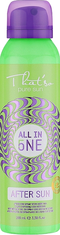 Spray po opalaniu o działaniu nawilżającym i leczniczym z olejkiem neem - That's So All in One After Sun Soray With Neem Oil — Zdjęcie N1