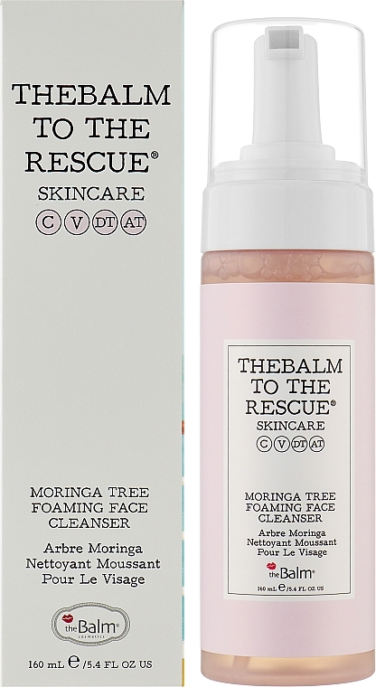 Pianka do mycia twarzy - theBalm To The Rescue Moringa Tree Foaming Face Cleanser — Zdjęcie N2
