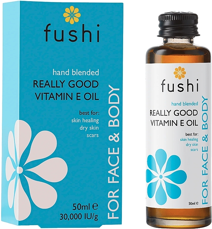 Olejek do pielęgnacji skóry, włosów i paznokci - Fushi Really Good Vitamin E Skin Oil — Zdjęcie N1