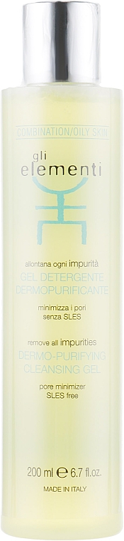 Żel oczyszczający do mycia twarzy - Gli Elementi Dermo-purifying Cleansing Gel