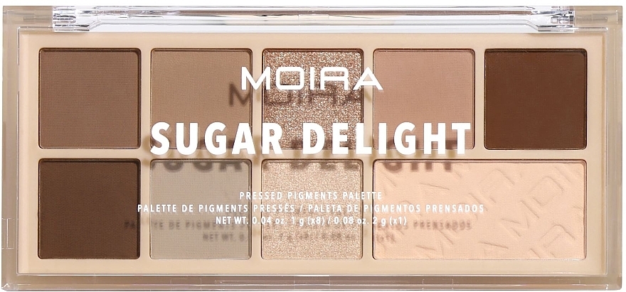 Paleta cieni do powiek - Moira Sugar Delight Pressed Pigment Palette — Zdjęcie N1