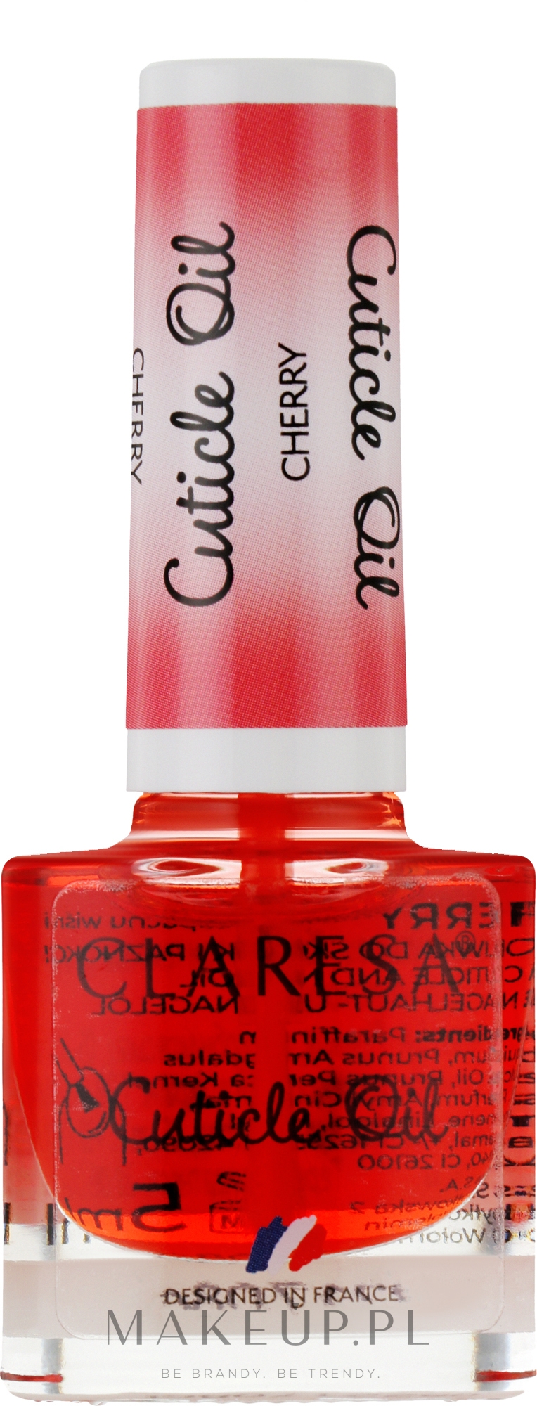 Wiśniowy olejek do skórek - Claresa Cherry Cuticle Oil  — Zdjęcie 5 ml