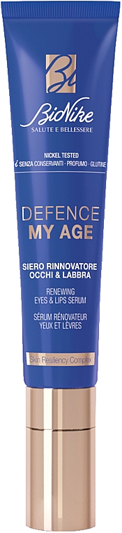Regenerujące serum do oczu i ust - BioNike Defence My Age Renewing Eye & Lip Serum — Zdjęcie N1