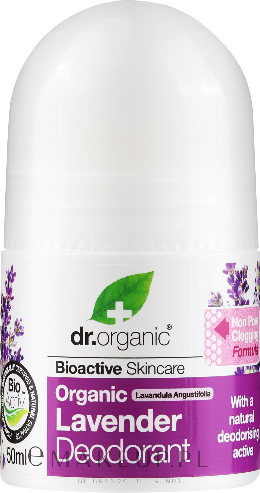 Dezodorant Lawenda - Dr Organic Bioactive Skincare Lavender Deodorant — Zdjęcie 50 ml
