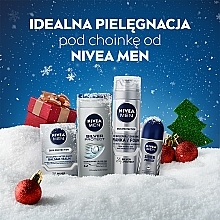 Zestaw - NIVEA MEN Silver Protect Collection (ash/balm/100ml + foam/200ml + shower/gel/250ml + deo/50ml) — Zdjęcie N2