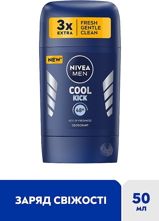 Antyperspirant w sztyfcie - NIVEA Cool Kick Deodorant — Zdjęcie N2