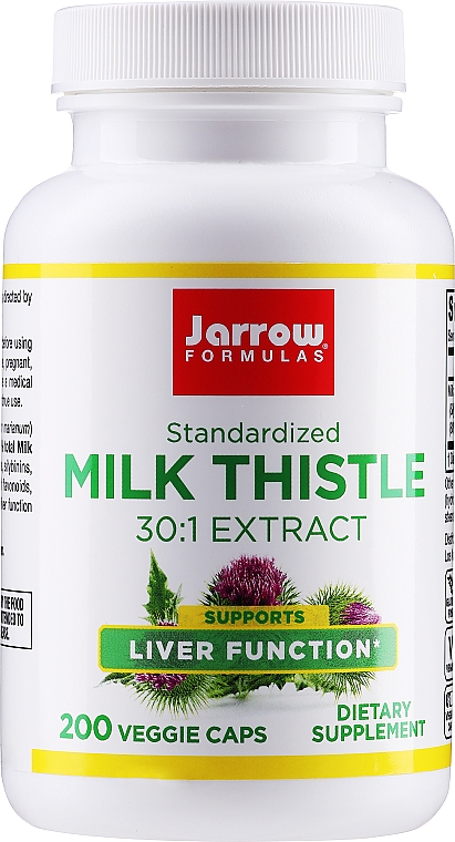 Ostropest plamisty - Jarrow Formulas Milk Thistle 150 mg — Zdjęcie N3