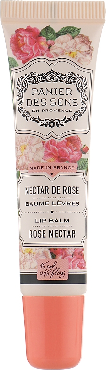 Zestaw upominkowy Róża - Panier Des Sens Rose Cracker (h/cream/30ml + lip/balm/15ml) — Zdjęcie N4