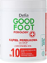 Kąpiel perełkowa do stóp z mocznikiem 45% - Delia Cosmetics Good Foot Podology Nr 1.0 — Zdjęcie N1