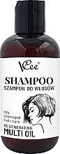 Regenerujący szampon do włosów suchych i zniszczonych - VCee Regenerating Shampoo With Multi Oil Complex For Dry & Damaged Hair — Zdjęcie N1