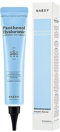 Rewitalizujący krem pod oczy - Naexy Panthenol Hyaluronic Recovery Eye Cream — Zdjęcie N1