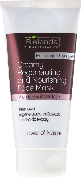 Kremowa regenerująco-odżywcza maska do twarzy - Bielenda Professional Power Of Nature Creamy Regenerating And Nourishing Face Mask — Zdjęcie N1
