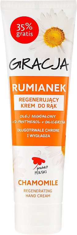 PREZENT! Regenerujący krem do rąk Rumianek - Gracja Camomile Hand Cream — Zdjęcie N1