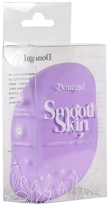 Depilator kryształowy, liliowy - Donegal Smooth Skin — Zdjęcie N3