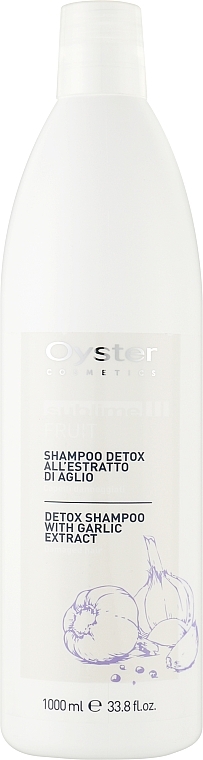 Szampon oczyszczający z ekstraktem z czosnku - Oyster Cosmetics Sublime Fruit Shampoo Detox — Zdjęcie N1