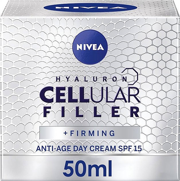 Krem na dzień z kwasem hialuronowym - NIVEA Hyaluron Cellular Filler Firming Anti-Age Day Cream SPF 15 — Zdjęcie N4