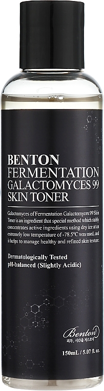 Sfermentowany tonik z galactomycetes 99% - Benton Fermentation Galactomyces 99 Skin Toner — Zdjęcie N1