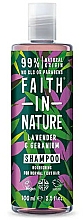 Szampon do włosów normalnych i suchych Lawenda i geranium - Faith In Nature Lavender & Geranium Shampoo — Zdjęcie N3