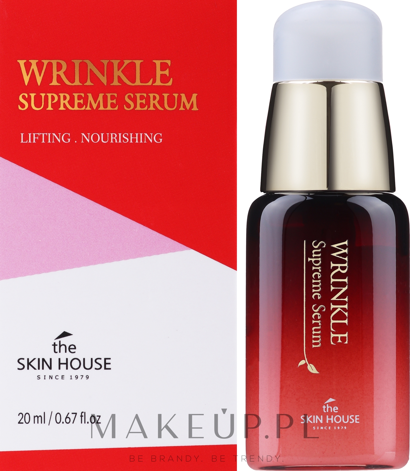 Liftingujące serum odżywcze do twarzy z żeń-szeniem - The Skin House Wrinkle Supreme Serum — Zdjęcie 20 ml