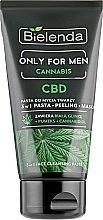 Kup Pasta do mycia twarzy 3 w 1 dla mężczyzn - Bielenda Only For Men Cannabis 