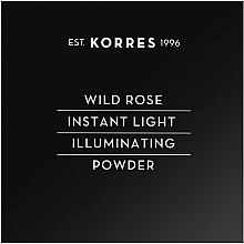 Sypki puder - Korres Wild Rose Instant Light Illuminaring Power — Zdjęcie N2