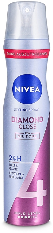 Lakier do włosów nadający blask - NIVEA Hair Care Diamond Gloss Styling Spray — Zdjęcie N4