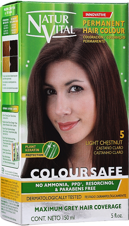 Farba do włosów - Natur Vital PPD Free ColourSafe Hair Colour — Zdjęcie N1