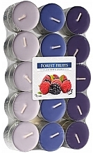 Kup Zestaw podgrzewaczy Owoce leśne, 30 sztuk - Bispol Forest Fruits Scented Candles