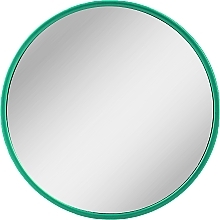 Okrągłe lusterko kieszonkowe, turkusowe - Inter-Vion — Zdjęcie N1