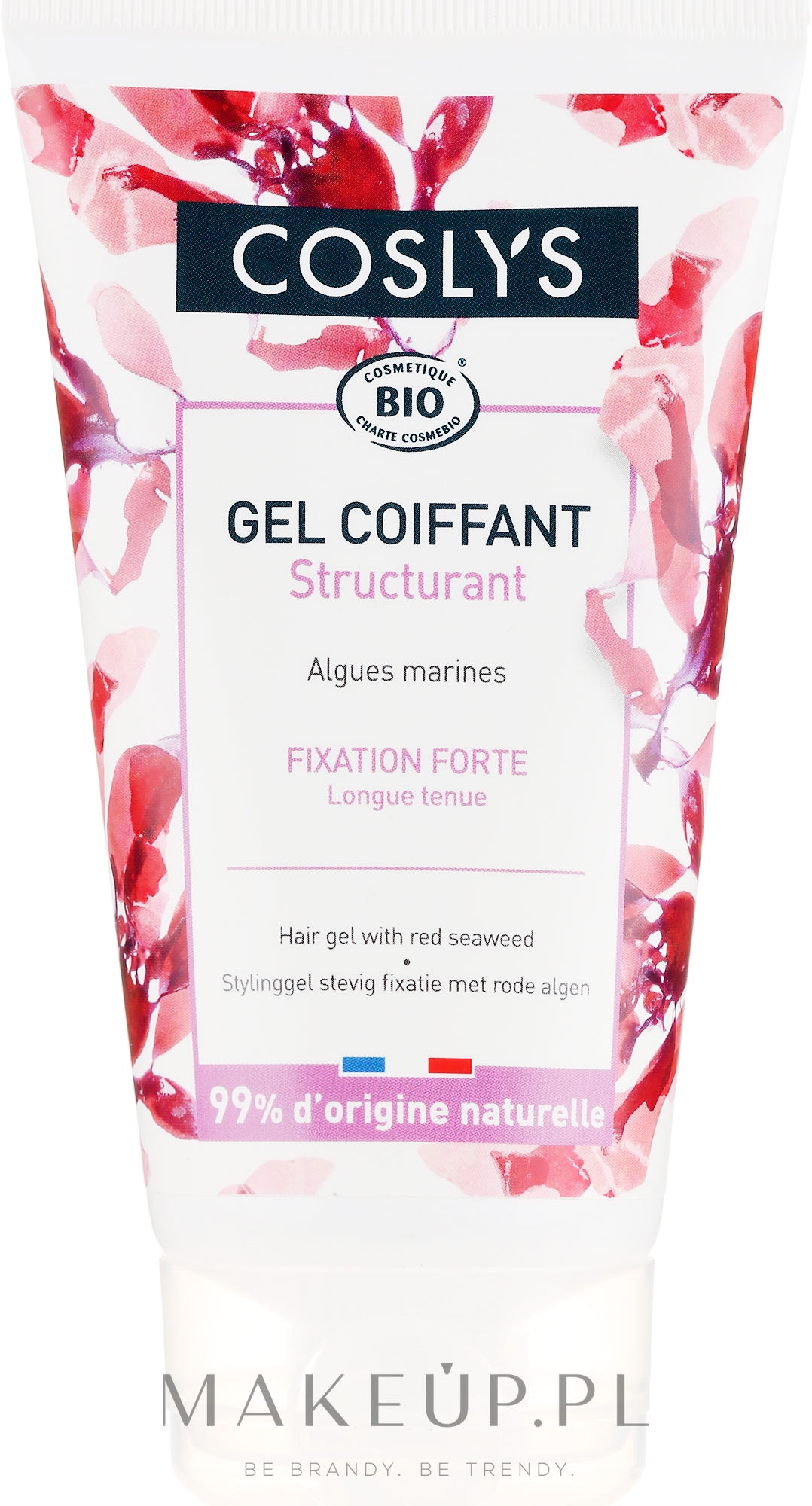 Mocno utrwalający żel do włosów z czerwonymi algami - Coslys Hair Care Styling Gel With Organic Red Seaweed — Zdjęcie 150 ml