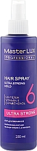 Ultra-mocny lakier do włosów - Master LUX Professional Ultra Strong Hair Spray — Zdjęcie N1