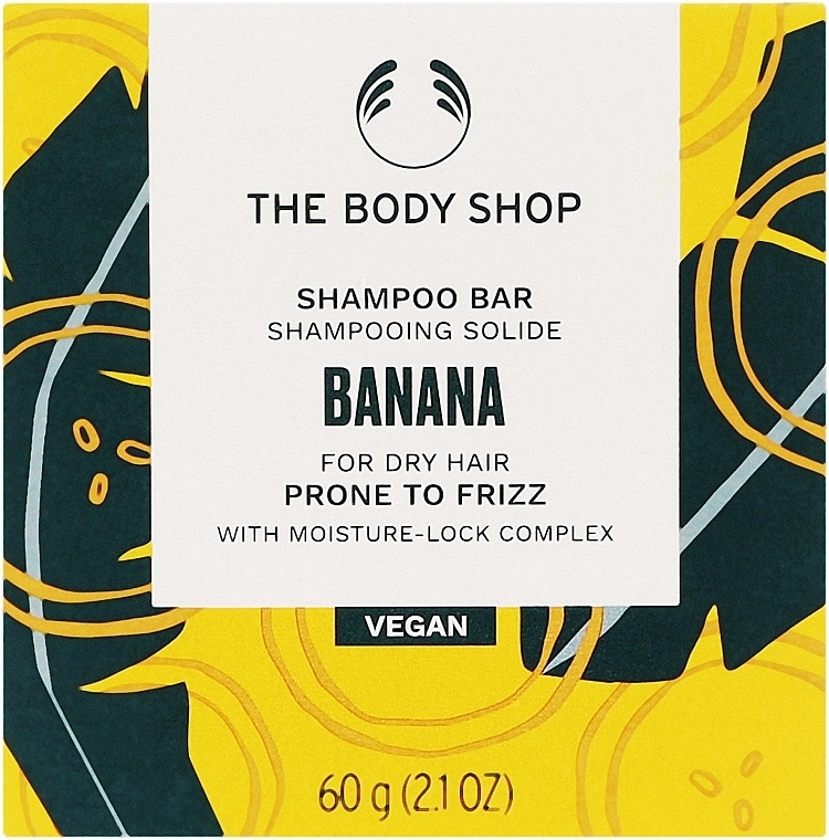 Szampon w kostce Banan - The Body Shop Banana Truly Nourishing Shampoo Bar — Zdjęcie N2