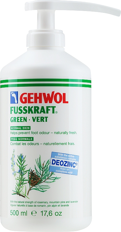 Odświeżający balsam do pocących się stóp - Gehwol Fusskraft Green — Zdjęcie N5