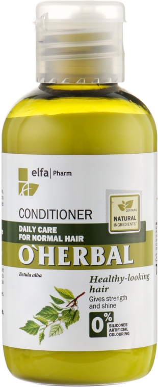 Odżywka z ekstraktem z brzozy do włosów normalnych do codziennego stosowania - O'Herbal — фото N1