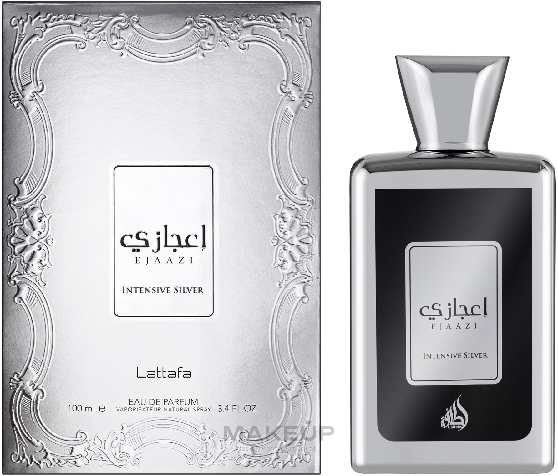 Lattafa Perfumes Ejaazi Intensive Silver - Woda perfumowana — Zdjęcie 100 ml