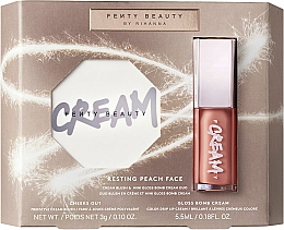 Kup Zestaw do makijażu - Fenty Beauty Resting Peach (blush/3g + lip/cr/mini/5.5ml)