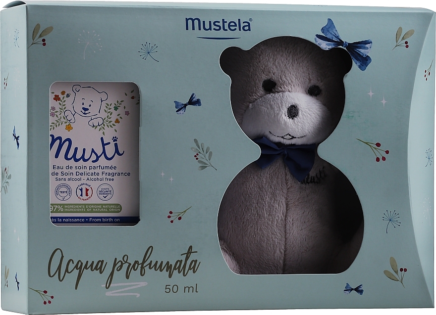 PRZECENA! Mustela Musti - Zestaw (edt 50 ml + toy) * — Zdjęcie N1