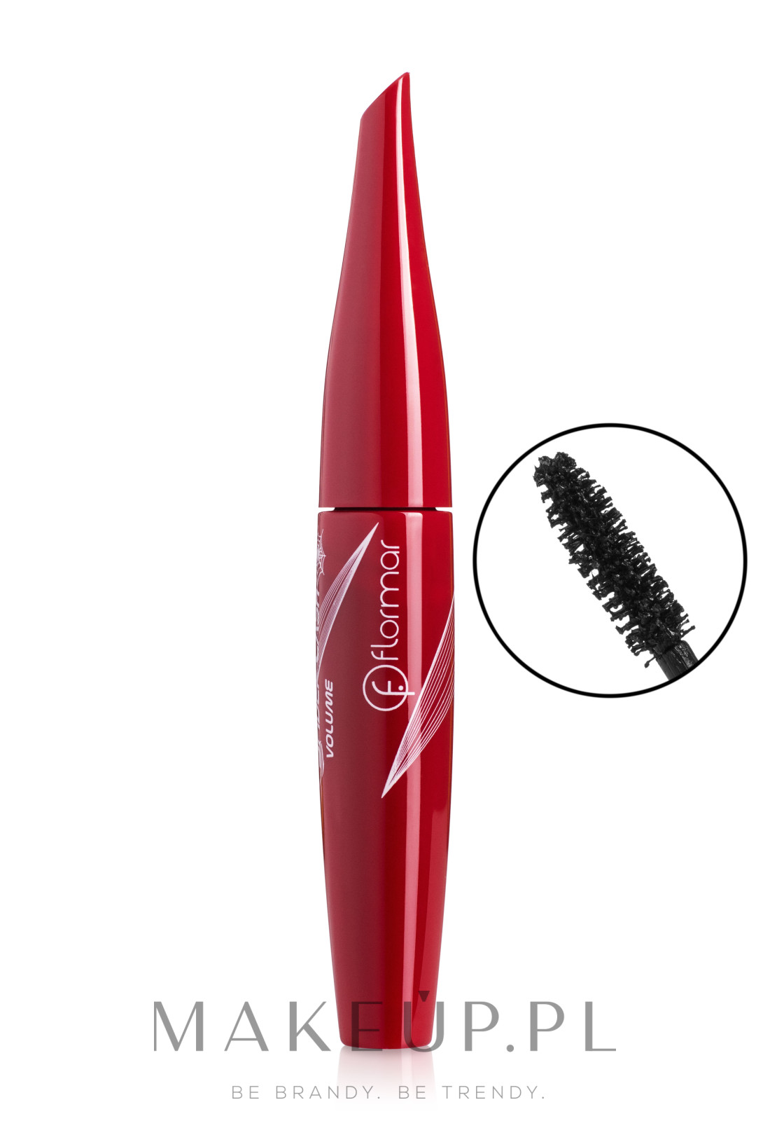 Wydłużający tusz dodający rzęsom objętości - Flormar Spider Lash Volume — Zdjęcie Black