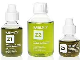 Kup Zestaw - Hairmed Anti-itching Treatment Mix (h/fluid/100ml + shmp/200ml + h/ser/50ml)