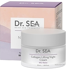 Krem liftingujący do twarzy na noc z kolagenem - Dr. Sea Collagen Lifting Night Cream — Zdjęcie N1