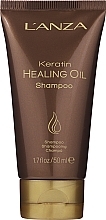 PRZECENA! Keratynowy szampon do włosów - L'anza Keratin Healing Oil Shampoo * — Zdjęcie N2